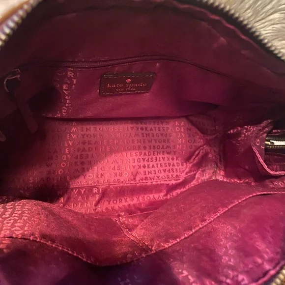 Kate Spade Burgundy Leather Satchel - Picture 6 of 6